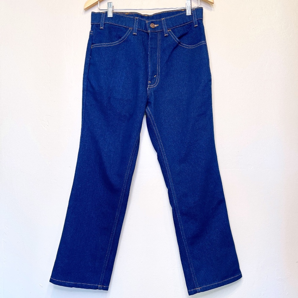 Levi’s | Action Jeans VTG Golden Orange Tab Dark Wash High Waisted Unisex Jeans - Picture 2 of 12